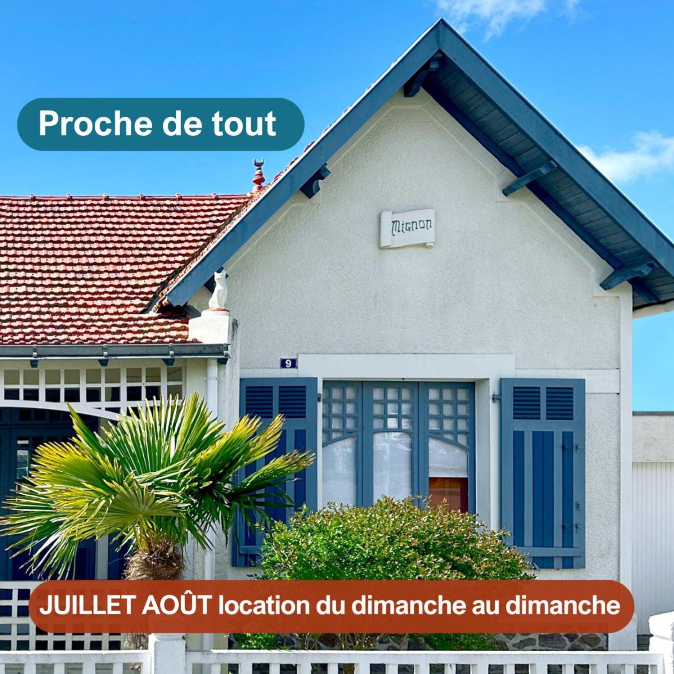 Villa Mignon avec studio dans jardin clos à 250 m de la plage Saint-Jean-de-Monts Extérieur photo